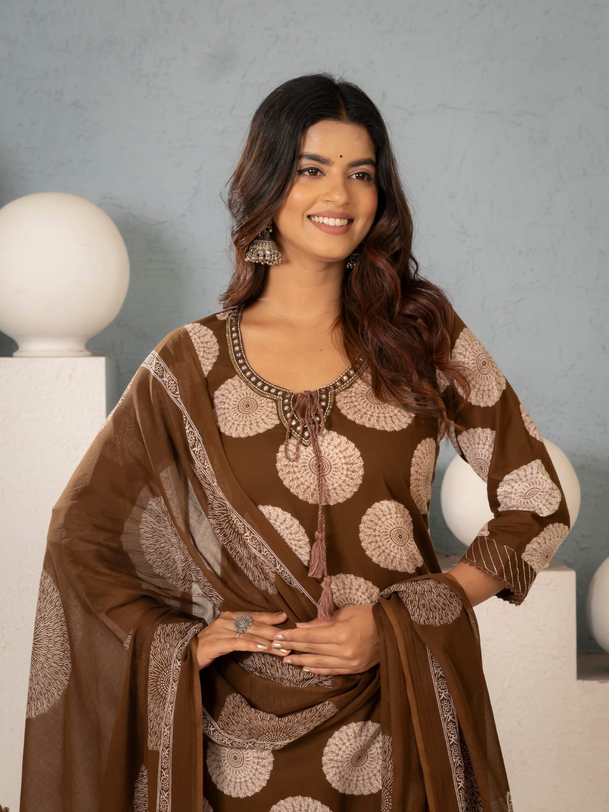 Voluminous Beautiful Suit Set