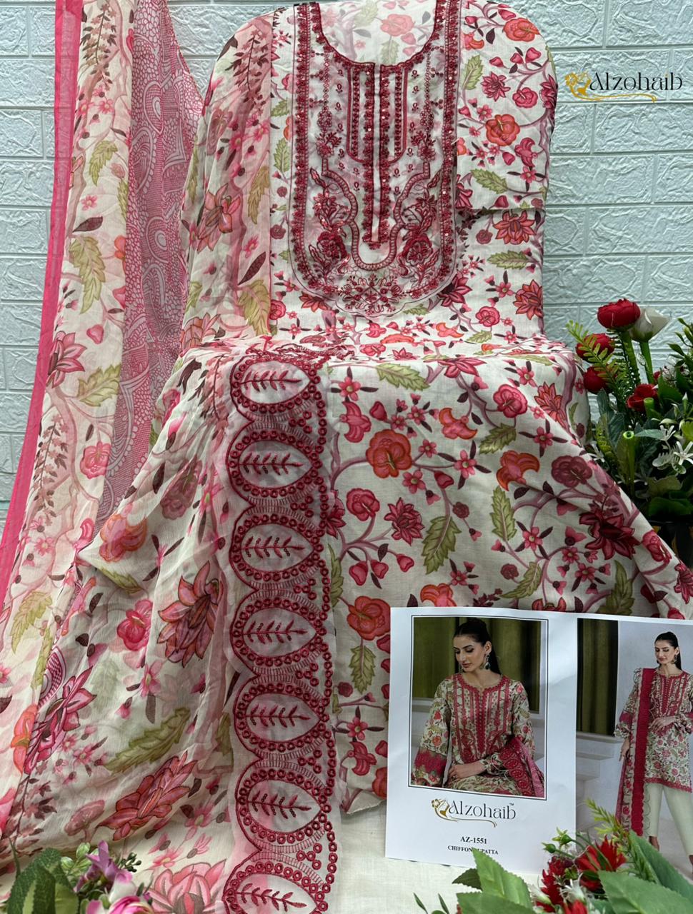 ALZOHAIB ZOYA VOL 1 Chiffon